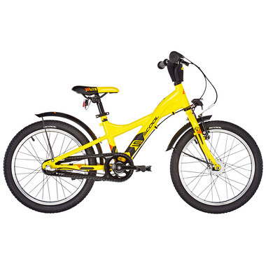 S'COOL XXLITE STREEET 18" 3 Speed Kids Bike Aluminium Yellow 0